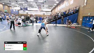 125 lbs Cons. Round 4 - Porter Carson, Payson Pride Wrestling vs Brecken Evans, Sons Of Atlas