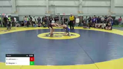 C-114 lbs Final - Garrett Johnson, WV vs Bradley Wagner, PA