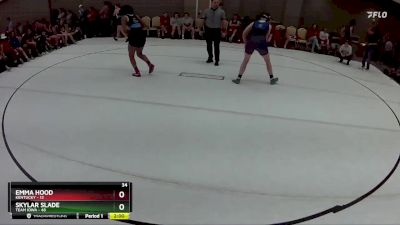 158 lbs Round 2 (8 Team) - Skylar Slade, Team Iowa vs Emma Hood, Kentucky