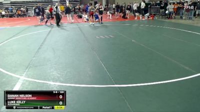 120 lbs Semifinal - Luke Kelly, Alexandria vs Danan Nelson, Summit Wrestling Academy