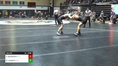 174 lbs Quarterfinal - Pillip Spadafora, Maryland vs Brad Laughlin, Army