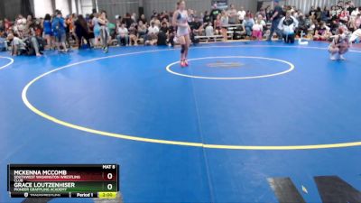 100 lbs Round 2 - McKenna McComb, Southwest Washington Wrestling Club vs Grace Loutzenhiser, Pioneer Grappling Academy