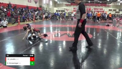 52 lbs Semifinal - Anthony Lovato, Simley Wrestling Club vs Cameron Grossinger, No Nonsense