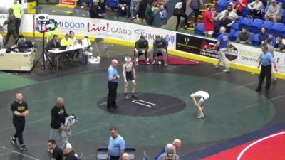 89 lbs 5th Place - Brennen Veverka, Claysburg-Kimmel vs Cael Muller, Bethlehem Catholic