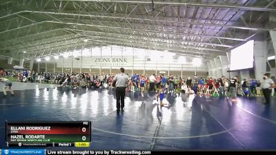 75 lbs Quarterfinal - Hazel Rodarte, Mat Demon Wrestling Club vs Ellani Rodriguez, Utah