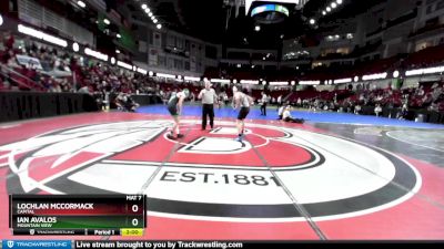 126 lbs Quarterfinal - Ian Avalos, Mountain View vs Lochlan McCormack, Capital