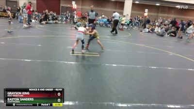 46/49 Round 1 - Grayson King, Holt Wrestling vs Easton Sanders, Contenders