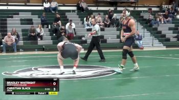 197 lbs 1st Place Match - Bradley Whitright, North Idaho College vs Christian Slack, Snow