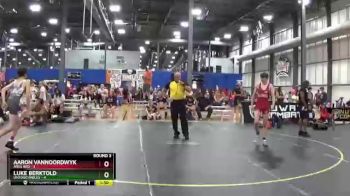125 lbs Round 3 (6 Team) - Luke Berktold, Untouchables vs Aaron Vannoordwyk, ARES Red