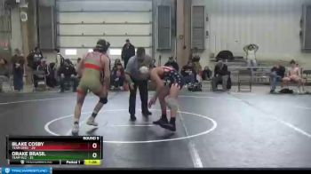 130 lbs Round 5 (6 Team) - Blake Cosby, Team Ohio vs Drake Brasil, Team 922