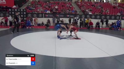 53 kg Quarters - Amy Fearnside, USOPTC / TMWC vs Haley Franich, Air Force RTC