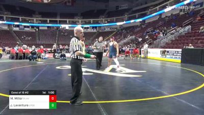 285 lbs Consolation - Mike Miller, Plymouth Whitemarsh vs Julien Laventure, Upper Darby