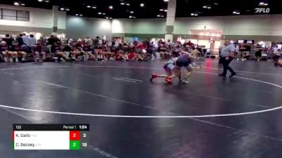 132 lbs Round 4 (16 Team) - Kyle Gallo, Funky Monkey vs Christopher Bezzeg, 212 Wrestling