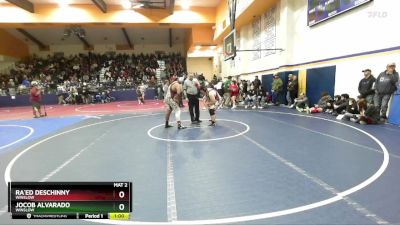 285 lbs Cons. Round 2 - Ra`ed Deschinny, Winslow vs Jocob Alvarado, Winslow