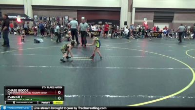 44 lbs Finals (8 Team) - Chase Goode, Contenders Wrestling Academy Green vs Evan Hill, Panhandle All-Stars