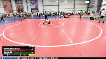 84 lbs Rd# 1 9:00am Friday - Cooper McArthur, Minion Black vs Cj Caines, Olympia