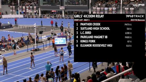 High School Girls' 4x200m Relay Invitational , Finals 3