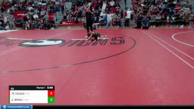 59 lbs Quarterfinal - Axel Carpio, Federal Way Spartans Wrestling vs Jameson White, Cement City Wrestling Club