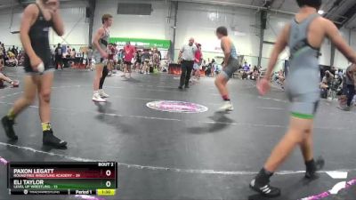 150 lbs Semis (4 Team) - Eli Taylor, Level Up Wrestling vs Paxon Legatt, Roundtree Wrestling Academy