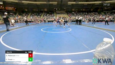 140 lbs Semifinal - Elijah Peterson, Anadarko vs Colton Treat, R.a.w.