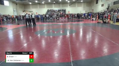 95 lbs Champ. Round 1 - Avery Van Zelderen, Moen Wrestling Academy vs Bradley Green, Farmington