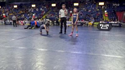 60 lbs Consy 4 - Savannah Troutman, Upper Dauphin vs Olivia Rex, Oil City