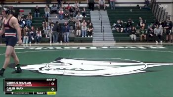 165 lbs 3rd Place Match - Varrius Scanlan, Umpqua Community College vs Caleb Marx, Snow