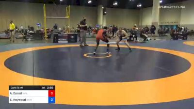 74 kg Consolation - Alfred Daniel, Harlem Jets Wrestling vs Spencer Heywood, Brunson UVRTC
