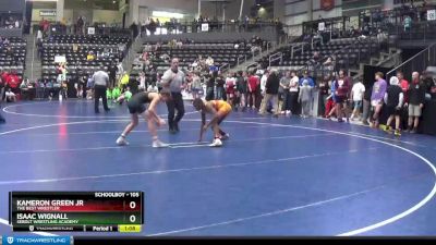 105 lbs Cons. Semi - Isaac Wignall, Sebolt Wrestling Academy vs Kameron Green Jr, The Best Wrestler