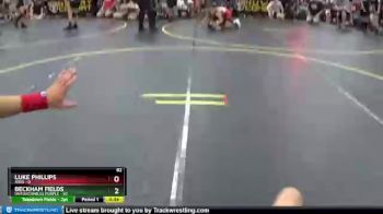 82 lbs Round 1 (6 Team) - Beckham Fields, Untouchables Purple vs Luke Phillips, Ares