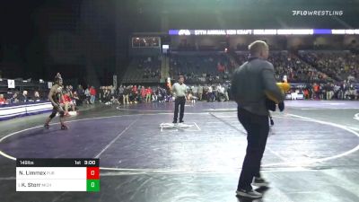 149 lbs Consolation - Nate Limmex, Purdue vs Kanen Storr, Michigan