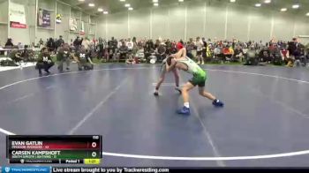 110 lbs Round 2 (6 Team) - Evan Gatlin, Missouri Avengers vs Carsen Kampshoft, South Dakota Lightning