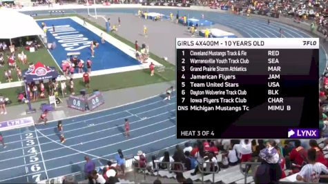 Youth Girls' 4x400m Relay Championship, Semi-Finals 3 - Age 9-10