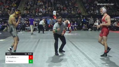 125 lbs Prelims - Brock Hudkins, Indiana vs Vince Perez, Central Michigan