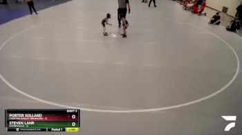 45 lbs Quarterfinals (8 Team) - Porter Solland, Fosston-Bagley Brawlers vs Steven Lahr, Paynesville