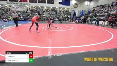 101 lbs Round Of 64 - Jayshaun Lewis, New Mexico 2 vs Landon Salindon, Durham Wrestling Club