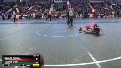 70 lbs Cons. Round 3 - Hunter Smith, Kingman vs Sawyer Pankey, Tonganoxie Wrestling Club