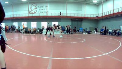 138 lbs Cons. Semi - Jonah Strain, Franklin Wrestling Club vs Evan Powell, Churubusco