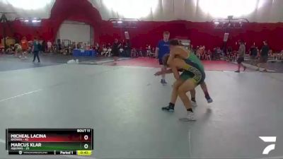 143-143 B Round 1 - Micheal Lacina, Batavia vs Marcus Klar, Aquinas