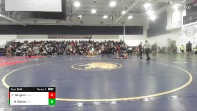 126 lbs Cons. Round 6 - Nathan Itchon, Long Beach Poly vs Gael Delgado, Warren