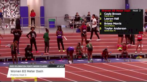 Women's 60m, Prelims 3