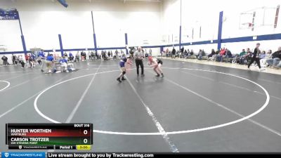 174 lbs Quarterfinal - Carson Trotzer, UW-Stevens Point vs Hunter Worthen, Wartburg