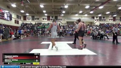 182 lbs Quarterfinal - Brock Voyna, Crestwood vs Teague Smith, Fort Madison