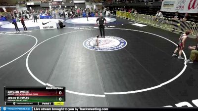 67 lbs Quarterfinal - John Thomas, Orange County RTC vs Jaycob Wiese, Hemet Youth Wrestling Club