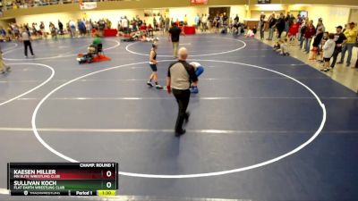 98 lbs Champ. Round 1 - Sullivan Koch, Flat Earth Wrestling Club vs Kaesen Miller, MN Elite Wrestling Club