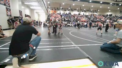 46 lbs Round Of 16 - Ross Redeagle, Salina Wrestling Club vs Nicholas Evans, Jenks Trojan Wrestling Club