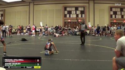 91 lbs Semis & 1st Wrestleback (8 Team) - Xavier Seabury, Revival Blue vs Michael Stillwell, Dragons United