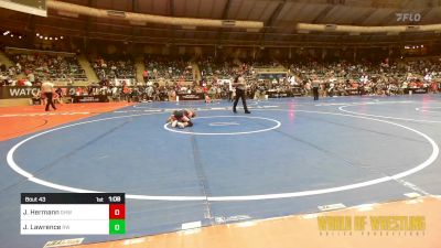 64 lbs Round Of 16 - Jackson Hermann, Greater Heights Wrestling vs Julian Lawrence, RedWave Wrestling