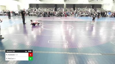 65-B lbs Round Of 32 - Noah Kalebek, Fair Lawn vs Owen McCue, Barn Brothers