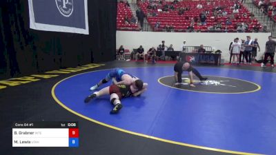 65 kg Cons 64 #1 - Brian Grabner, Interior Grappling Academy vs Michael Lewis, Utah